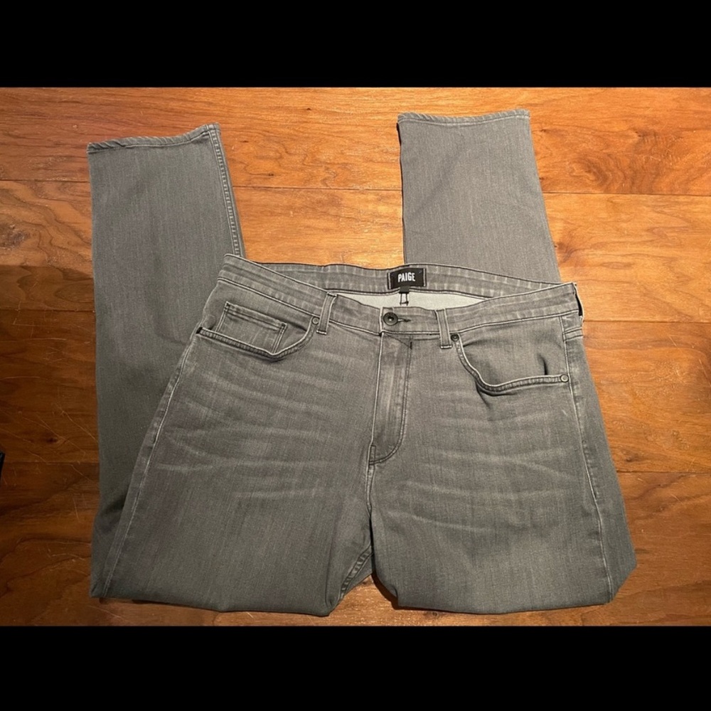 PAIGE Gray Slim Men Jeans